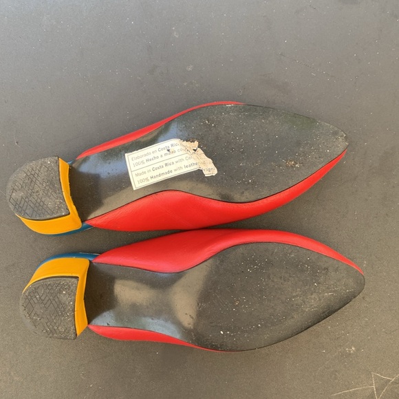 Red Women's Mules - Picture 4 of 15